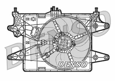 Ventilators, Motora dzesēšanas sistēma DENSO DER09081 1