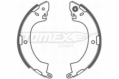 Bremžu loku komplekts TOMEX Brakes TX 21-44 1