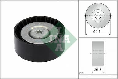 Parazīt-/Vadrullītis, Ķīļrievu siksna Schaeffler INA 532 0905 10 1