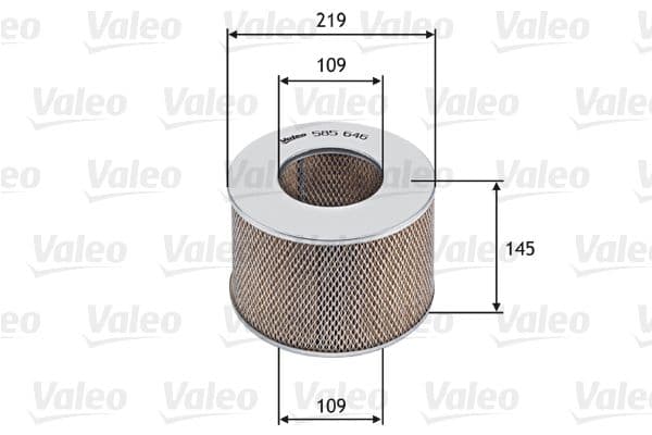 Gaisa filtrs VALEO 585646 1