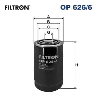 Eļļas filtrs FILTRON OP 626/6 1