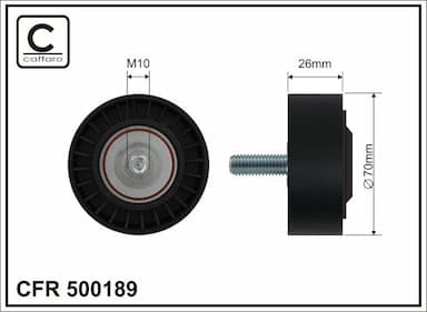 Parazīt-/Vadrullītis, Ķīļrievu siksna CAFFARO 500189 1