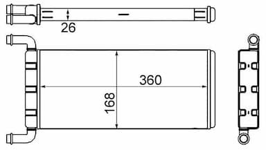 Siltummainis, Salona apsilde MAHLE AH 241 000S 1