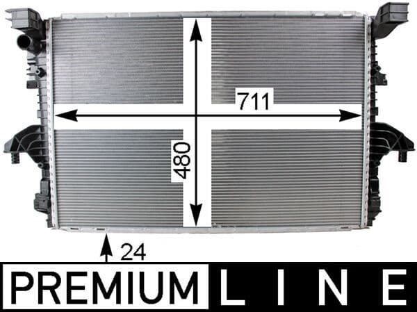 Radiators, Motora dzesēšanas sistēma MAHLE CR 805 000P 1