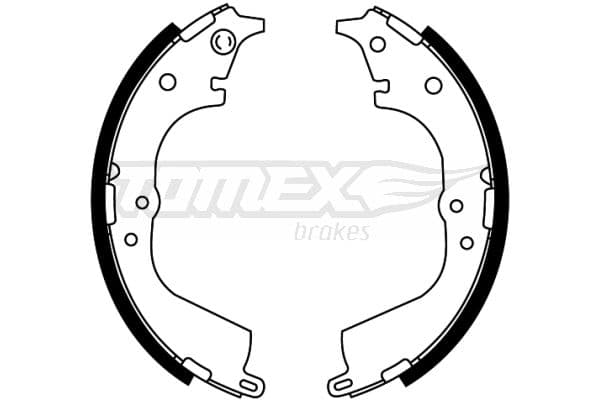 Bremžu loku komplekts TOMEX Brakes TX 21-55 1