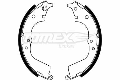 Bremžu loku komplekts TOMEX Brakes TX 21-55 1