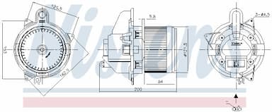 Salona ventilators NISSENS 87502 6