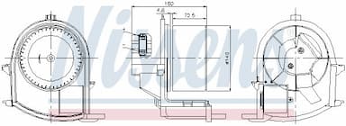 Salona ventilators NISSENS 87047 6