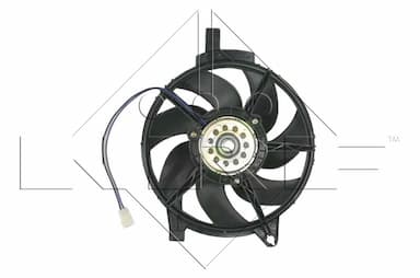 Ventilators, Motora dzesēšanas sistēma NRF 47445 1