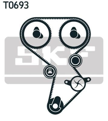 Zobsiksnas komplekts SKF VKMA 95924-1 2