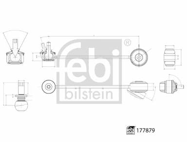 Stiepnis/Atsaite, Stabilizators FEBI BILSTEIN 177879 2