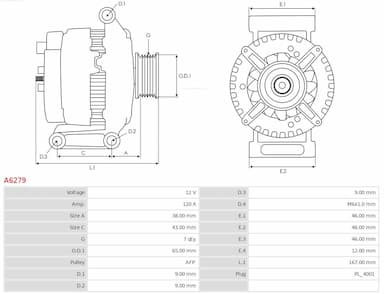 Ģenerators AS-PL A6279 5