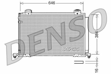 Kondensators, Gaisa kond. sistēma DENSO DCN50026 1