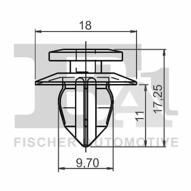 Moldings/aizsarguzlika FA1 77-40021.5 2