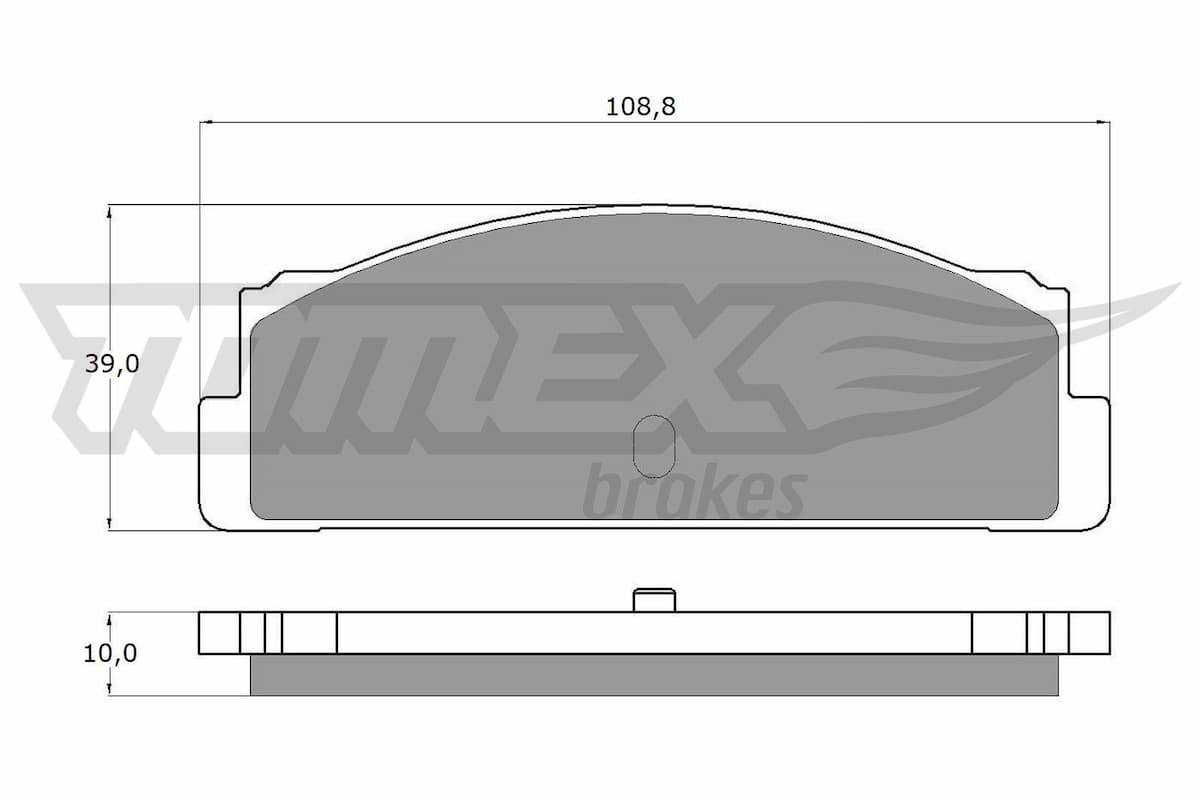 Bremžu uzliku kompl., Disku bremzes TOMEX Brakes TX 10-24 1