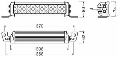 Tālās gaismas lukturis ams-OSRAM LEDDL117-CB 3