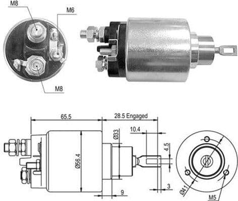 Ievilcējrelejs, Starteris MAGNETI MARELLI 940113050429 1