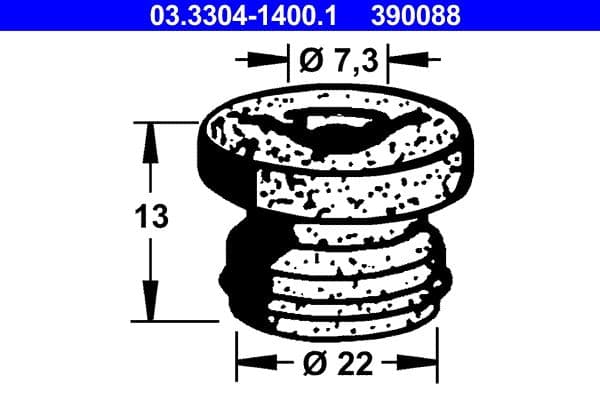 Vāciņš, Bremžu šķidruma tvertne ATE 03.3304-1400.1 1