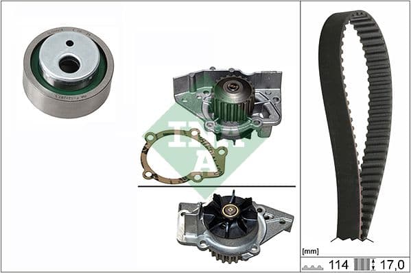 Ūdenssūknis + Zobsiksnas komplekts Schaeffler INA 530 0258 31 1