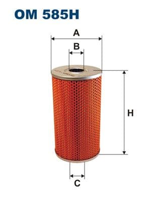 Filtrs, Hidropacēlāja sistēma FILTRON OM 585H 1