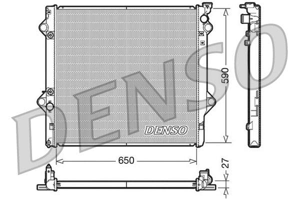 Radiators, Motora dzesēšanas sistēma DENSO DRM50047 1