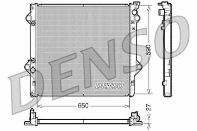 Radiators, Motora dzesēšanas sistēma DENSO DRM50047 1