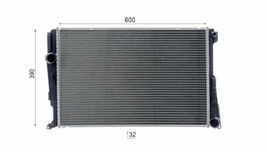 Radiators, Motora dzesēšanas sistēma MAHLE CR 877 000S 19