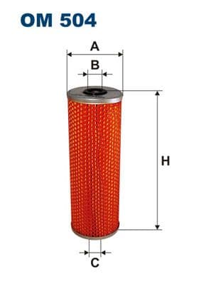 Eļļas filtrs FILTRON OM 504 1