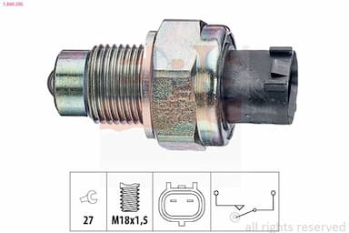 Slēdzis, Atpakaļgaitas signāla lukturis EPS 1.860.295 1
