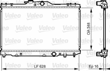 Radiators, Motora dzesēšanas sistēma VALEO 735415 1