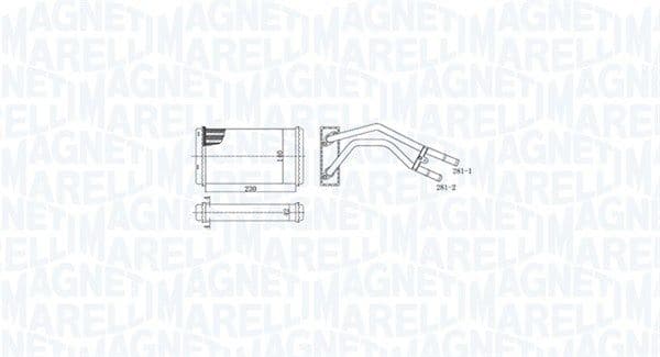 Siltummainis, Salona apsilde MAGNETI MARELLI 350218477000 1