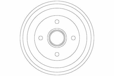 Bremžu trumulis TRW DB4308MR 2