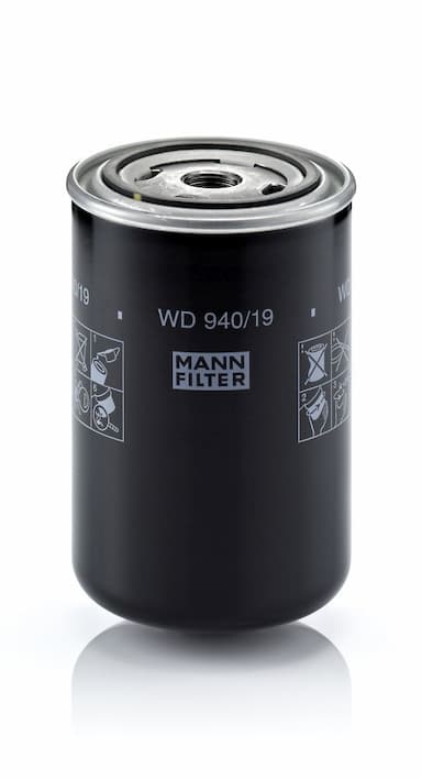 Eļļas filtrs MANN-FILTER WD 940/19 1