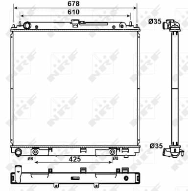 Radiators, Motora dzesēšanas sistēma NRF 53179 5