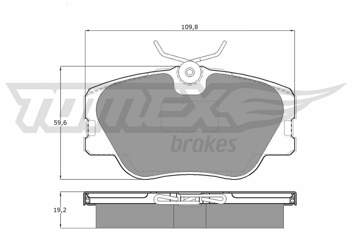 Bremžu uzliku kompl., Disku bremzes TOMEX Brakes TX 10-21 1