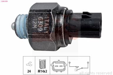 Slēdzis, Atpakaļgaitas signāla lukturis EPS 1.860.309 1