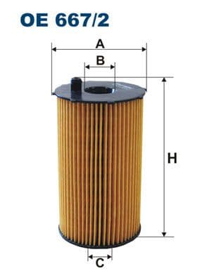 Eļļas filtrs FILTRON OE 667/2 1