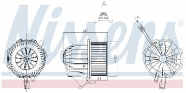 Salona ventilators NISSENS 87428 6