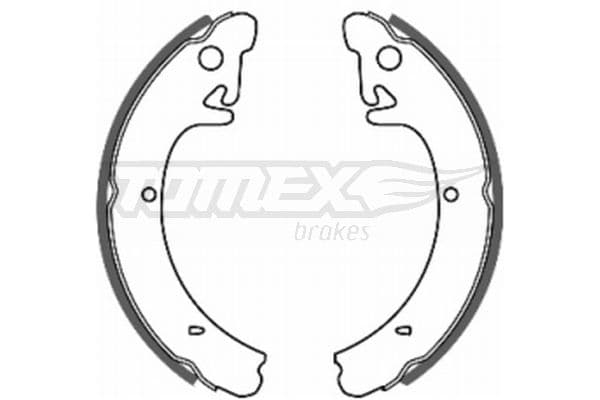 Bremžu loku komplekts TOMEX Brakes TX 20-09 1