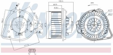 Salona ventilators NISSENS 87020 6