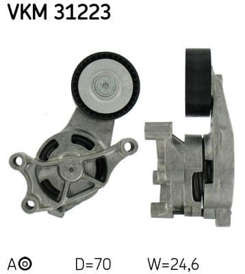 Siksnas spriegotājs, Ķīļsiksna SKF VKM 31223 1