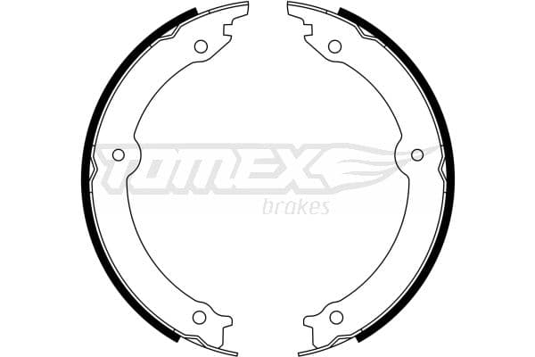 Bremžu loku kompl., Stāvbremze TOMEX Brakes TX 23-33 1