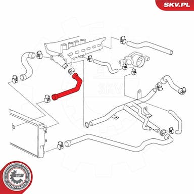 Radiatora cauruļvads ESEN SKV 24SKV268 4