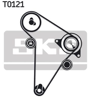 Zobsiksnas komplekts SKF VKMA 03300 2