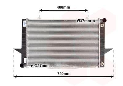 Radiators, Motora dzesēšanas sistēma VAN WEZEL 59002092 1