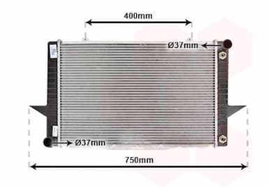 Radiators, Motora dzesēšanas sistēma VAN WEZEL 59002092 1