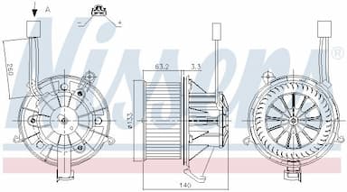 Salona ventilators NISSENS 87264 5