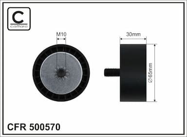 Parazīt-/Vadrullītis, Ķīļrievu siksna CAFFARO 500570 1