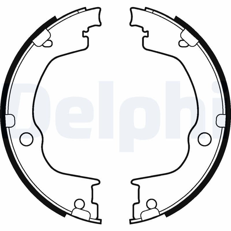 Bremžu loku kompl., Stāvbremze DELPHI LS2106 1