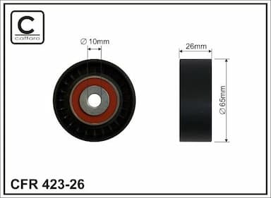 Parazīt-/Vadrullītis, Ķīļrievu siksna CAFFARO 423-26 1